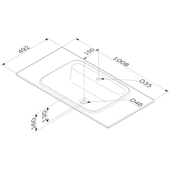 Раковина AM.PM Func 100 M8FWPC1000WM Белая матовая Раковина AM.PM Func 100 M8FWPC1000WM Белая матовая