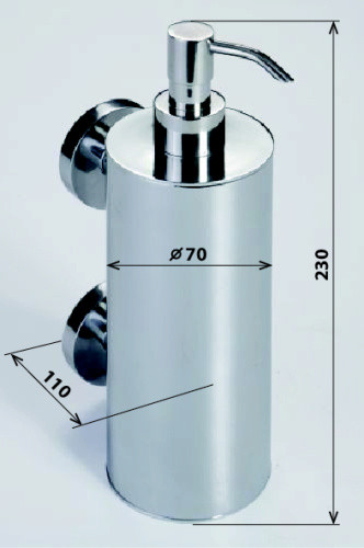 Дозатор для жидкого мыла Bemeta Omega 104109032 Глянец Дозатор для жидкого мыла Bemeta Omega 104109032 Глянец