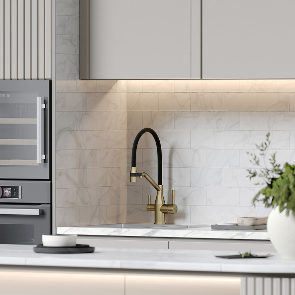 Смеситель для кухни Sancos Orta SC4008BG Золото брашированное Черный Смеситель для кухни Sancos Orta SC4008BG Золото брашированное Черный