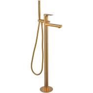 Смеситель для ванны Remer Infinity I08BG Золото брашированное