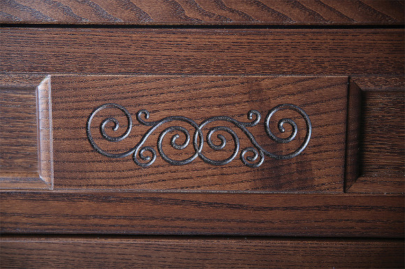 Комплект мебели для ванной ASB-Woodline Модерн 85 Антикварный орех