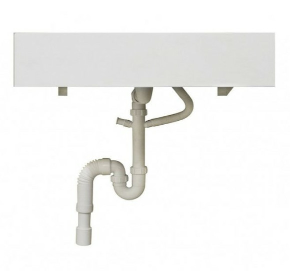 Раковина Эстет Комфорт 59 ФР-00000805 на стиральную машину Белая