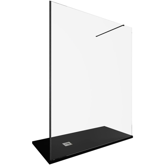 Душевая перегородка Allen Brau Infinity 1 160 3.21033.BBA профиль Черный браш стекло прозрачное Душевая перегородка Allen Brau Infinity 1 160 3.21033.BBA профиль Черный браш стекло прозрачное