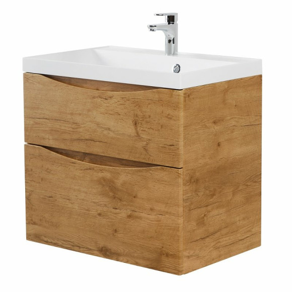 Тумба под раковину BelBagno Marino 60 MARINO-H60-600-2C-SO-RN-P подвесная Rovere Nature