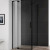 Душевой уголок Cezares Slider 110x90 SLIDER-AH-1-90-100/110-C-NERO профиль Черный матовый стекло прозрачное