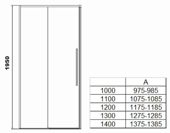 Душевая дверь RGW Stilvoll SV-12B 130 32321213-14 профиль Черный стекло прозрачное Душевая дверь RGW Stilvoll SV-12B 130 32321213-14 профиль Черный стекло прозрачное