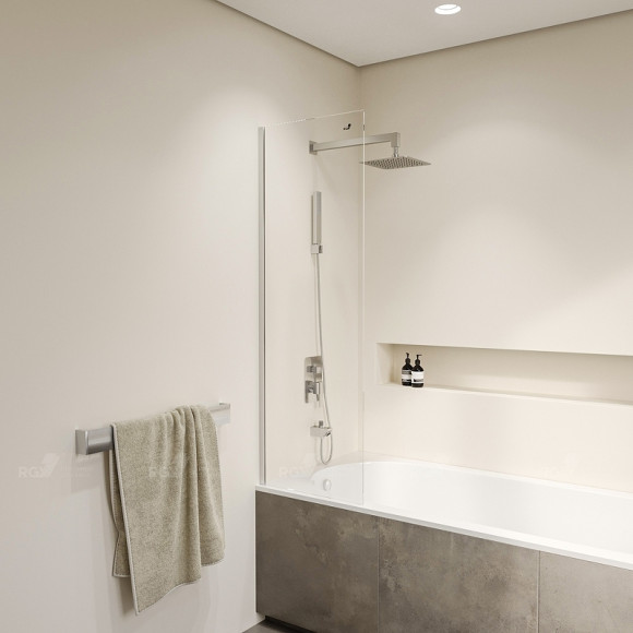 Шторка на ванну RGW Screens SC-056 30х150 351105630-11 профиль Хром стекло прозрачное Шторка на ванну RGW Screens SC-056 30х150 351105630-11 профиль Хром стекло прозрачное