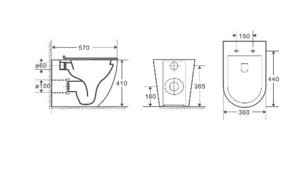 Унитаз WeltWasser Merzbach 002 GL-WT 10000003738 приставной Белый глянец с сиденьем Микролифт Унитаз WeltWasser Merzbach 002 GL-WT 10000003738 приставной Белый глянец с сиденьем Микролифт