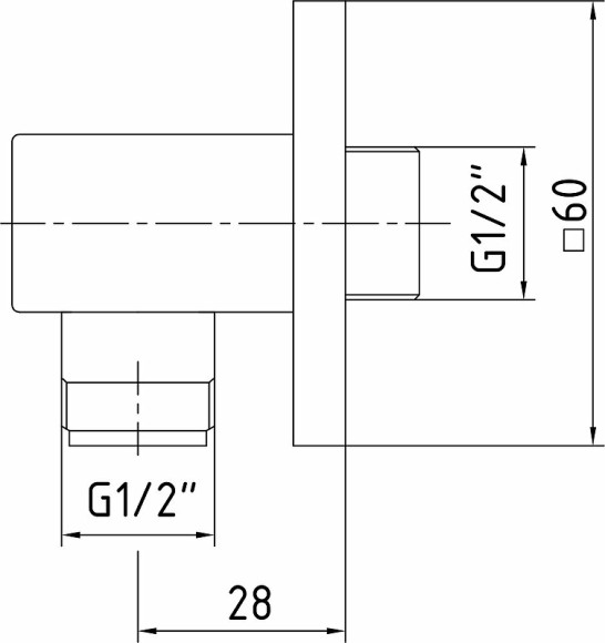 Шланговое подключение E.C.A. Shower Heads 102126388 Хром Шланговое подключение E.C.A. Shower Heads 102126388 Хром
