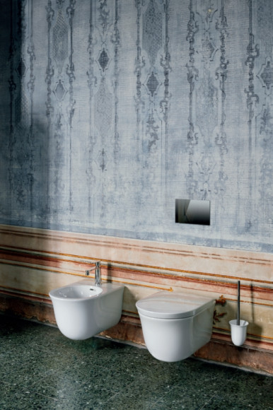 Унитаз Laufen New Classic 8.2085.1.000.000.1 подвесной без сиденья