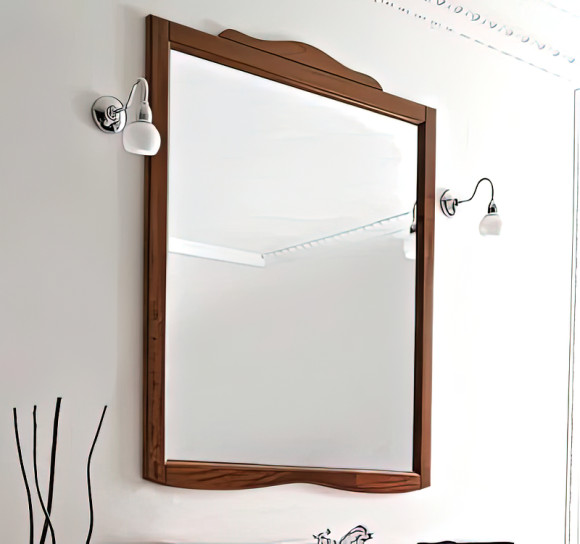 Зеркало Kerasan Retro 90 734540 Орех Зеркало Kerasan Retro 90 734540 Орех