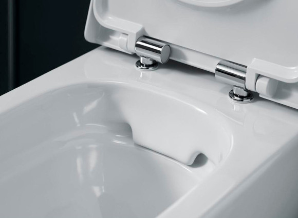 Унитаз Geberit Smyle Square 500.683.00.2 подвесной с сиденьем Микролифт