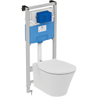 Комплект унитаза с инсталляцией Ideal Standard Connect Air E212101 с сиденьем Микролифт Комплект унитаза с инсталляцией Ideal Standard Connect Air E212101 с сиденьем Микролифт