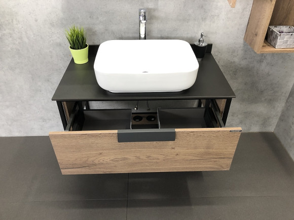 Тумба с раковиной Comforty Кельн 90 00004149965 подвесная Дуб темный Тумба с раковиной Comforty Кельн 90 00004149965 подвесная Дуб темный