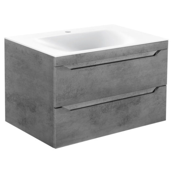 Тумба под раковину Vincea Fine VMC-2F800BT подвесная Beton Тумба под раковину Vincea Fine VMC-2F800BT подвесная Beton
