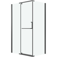Душевой уголок Grossman Pragma 120х90 120.K33.03.1290.42.00 профиль Графит сатин стекло прозрачное