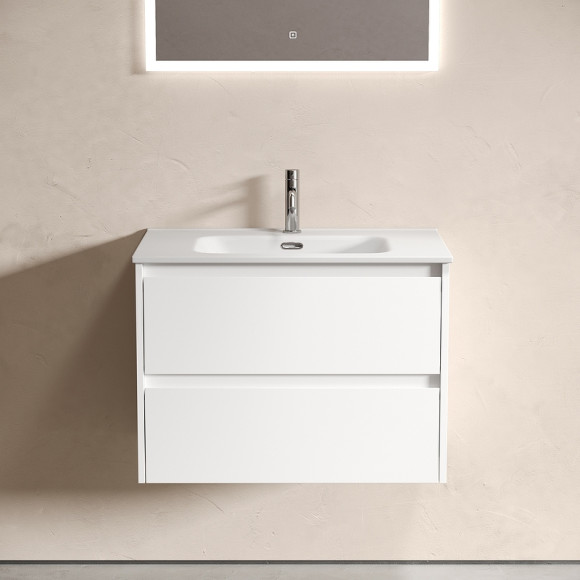 Тумба под раковину Sancos Libra 70 LB70W подвесная Белый глянец