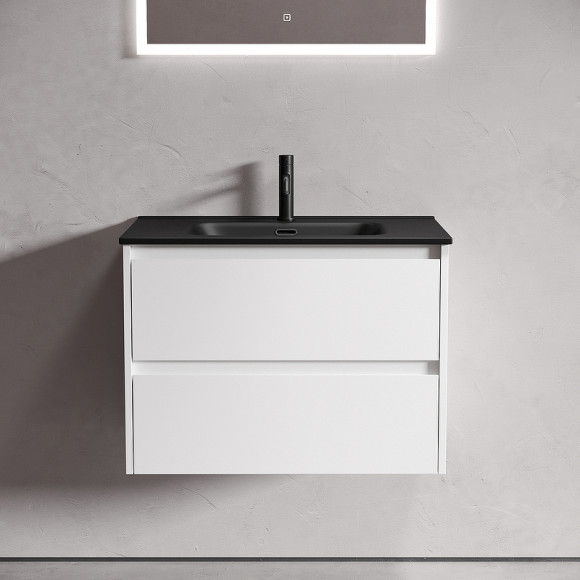 Тумба под раковину Sancos Libra 70 LB70W подвесная Белый глянец