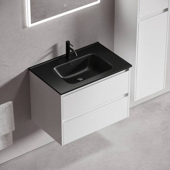 Тумба под раковину Sancos Libra 70 LB70W подвесная Белый глянец