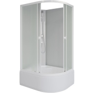 Душевая кабина Niagara Promo 110x80 L P110/80/40L/MT/BK без гидромассажа