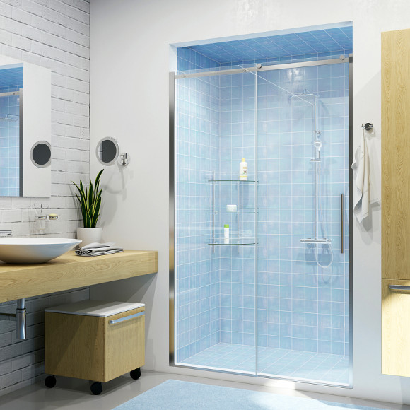 Душевая дверь WasserKRAFT Dinkel 120 58R05 профиль Хром стекло прозрачное Душевая дверь WasserKRAFT Dinkel 120 58R05 профиль Хром стекло прозрачное