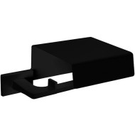 Держатель туалетной бумаги Colombo Design Look B1691.NM с крышкой Черный матовый