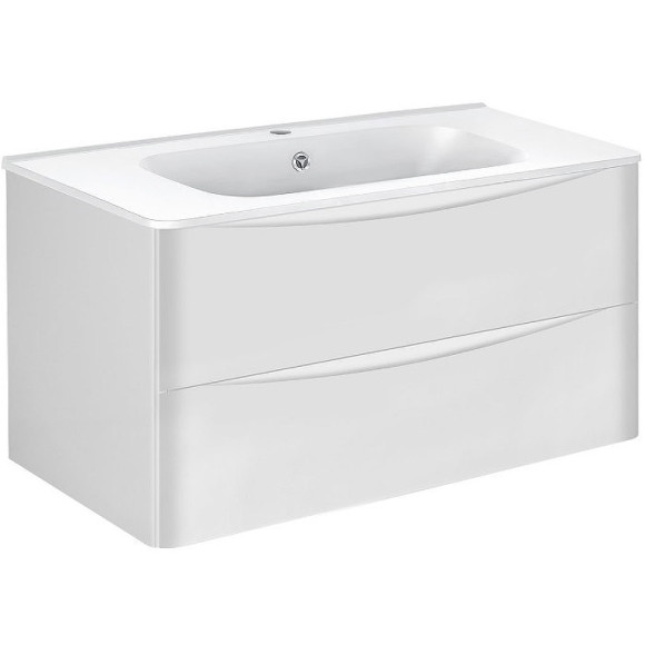 Тумба под раковину Vincea Paola 100 VMC-2P100GW подвесная G.White