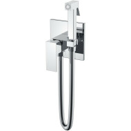 Гигиенический душ со смесителем Boheme Qubic 477-CR Хром