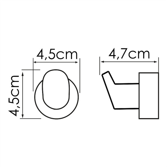 Крючок WasserKRAFT Donau K-9423 Хром Крючок WasserKRAFT Donau K-9423 Хром