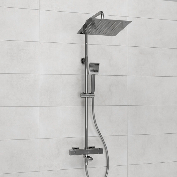 Душевая система WasserKRAFT A199.118.141.087.CH Thermo с термостатом Хром