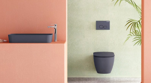 Унитаз биде Creavit Free FE320-00AM00E-0000 подвесной Антрацит матовый без сиденья Унитаз биде Creavit Free FE320-00AM00E-0000 подвесной Антрацит матовый без сиденья