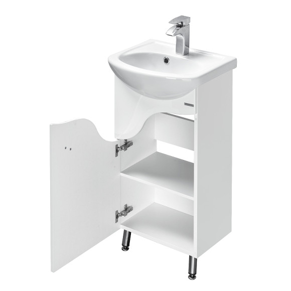 Тумба под раковину Aquaton Колибри 41 L 1A065201KO01L Белая