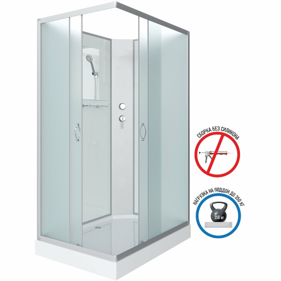 Душевая кабина Niagara Classic 120х90 NG-43295-14QBK без гидромассажа Душевая кабина Niagara Classic 120х90 NG-43295-14QBK без гидромассажа