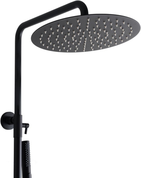 Душевая система Allen Brau Fantasy 5.11001-31 с термостатом Черная матовая Душевая система Allen Brau Fantasy 5.11001-31 с термостатом Черная матовая