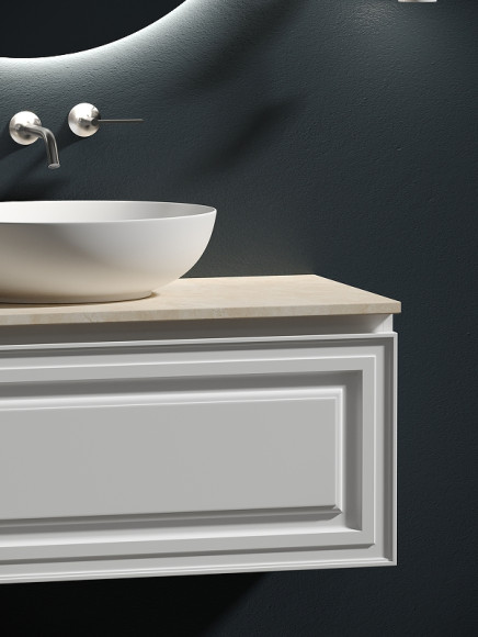 Тумба под раковину Sancos Very 100 VR100W подвесная Bianco