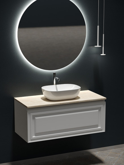 Тумба под раковину Sancos Very 100 VR100W подвесная Bianco