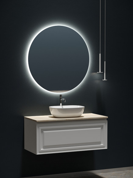 Тумба под раковину Sancos Very 100 VR100W подвесная Bianco