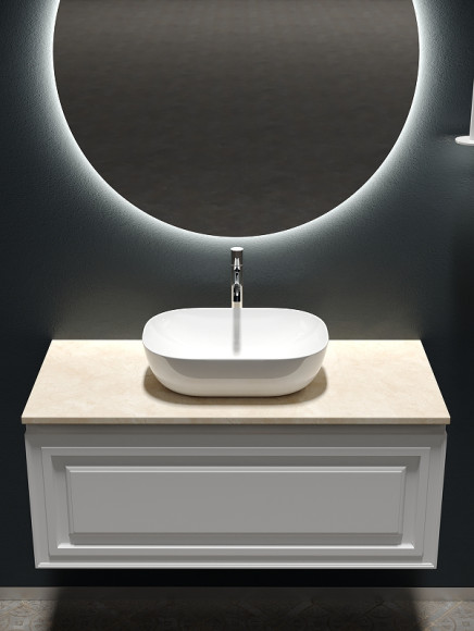 Тумба под раковину Sancos Very 100 VR100W подвесная Bianco