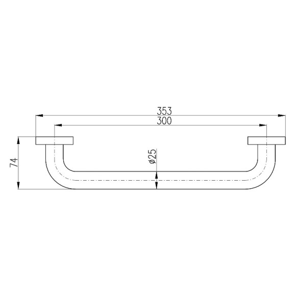Поручень Rav Slezak Colorado COA0705SM Бронза