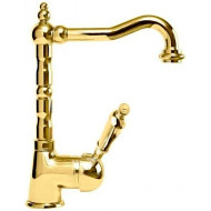 Смеситель для раковины Cezares Elite ELITE-LSM2-03/24-M Золото 24 карат