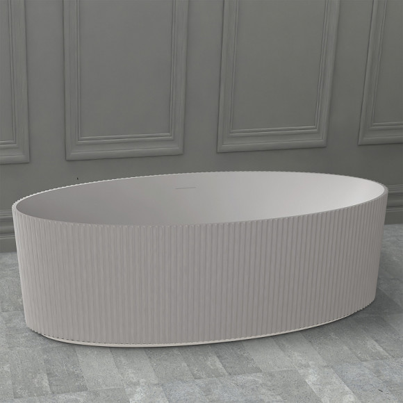 Ванна из искусственного камня Abber Stein 180x85 AS9627 без гидромассажа