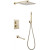 Душевая система Abber Daheim AF8250G с термостатом Золото матовое