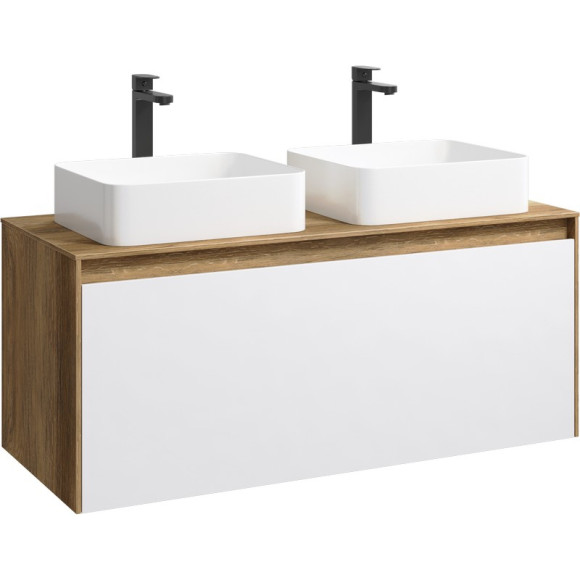 Корпус тумбы под раковину Aqwella 5 Stars Mobi 120 MOB0112DB подвесной Дуб балтийский