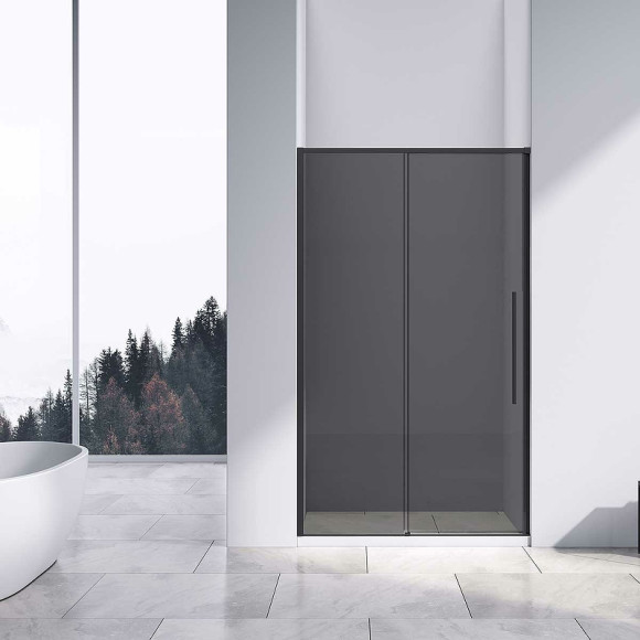 Душевая дверь Vincea Slim-N 110 VDS-4SN110CGB профиль Черный стекло тонированное Душевая дверь Vincea Slim-N 110 VDS-4SN110CGB профиль Черный стекло тонированное
