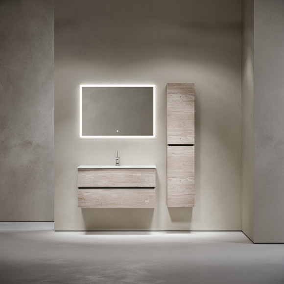 Тумба под раковину Sancos Urban 100 UR100EG подвесная Дуб Галифакс натуральный