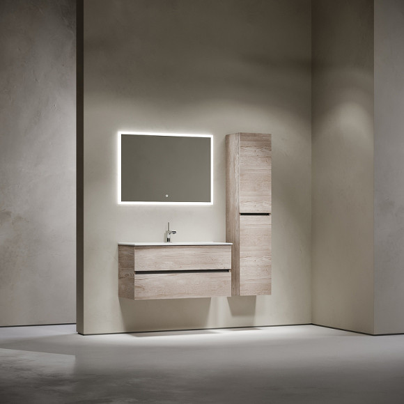 Тумба под раковину Sancos Urban 100 UR100EG подвесная Дуб Галифакс натуральный