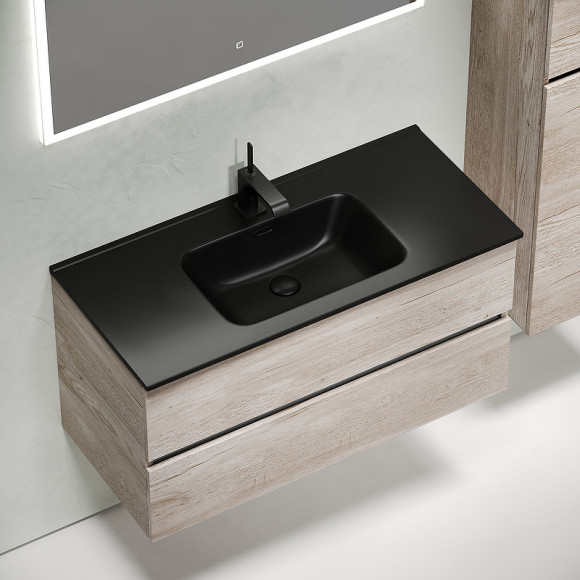 Тумба под раковину Sancos Urban 100 UR100EG подвесная Дуб Галифакс натуральный