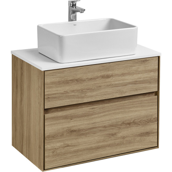 Тумба под раковину Aquaton Либерти 75 1A279501LYC70 подвесная Дуб эльвезия