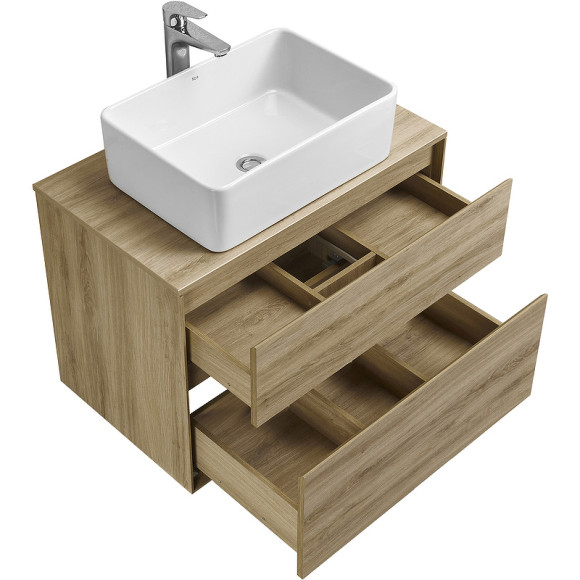 Тумба под раковину Aquaton Либерти 75 1A279501LYC70 подвесная Дуб эльвезия