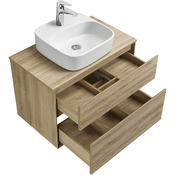 Тумба под раковину Aquaton Либерти 75 1A279501LYC70 подвесная Дуб эльвезия